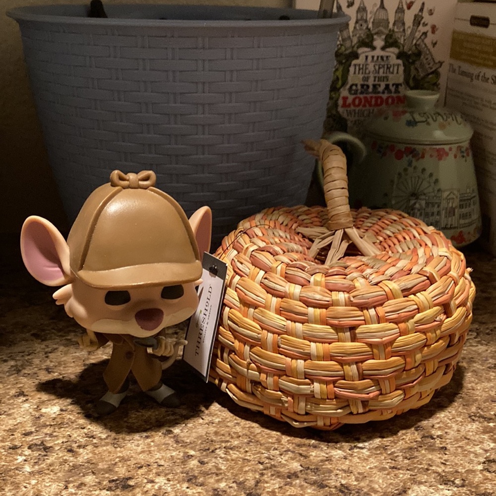 Threshold Target Medium Woven Straw Rustic Pumpkin Accent - Picture 7 of 10